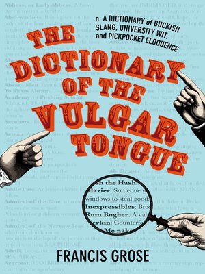 cover image of The Dictionary of the Vulgar Tongue